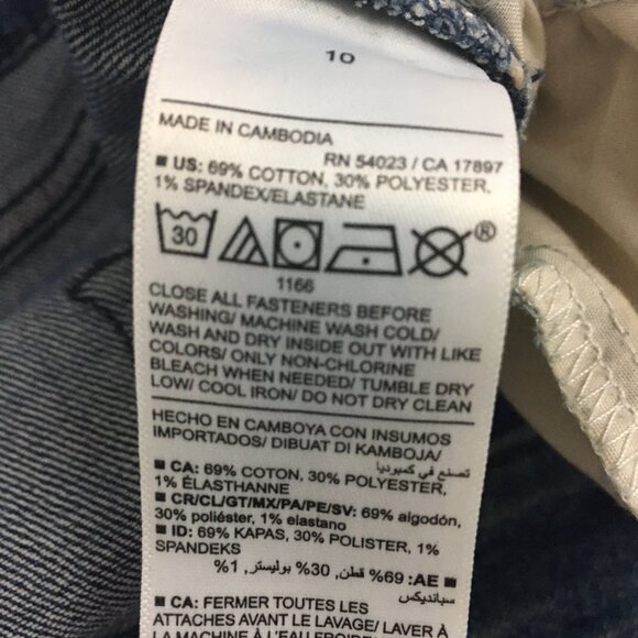 Old Navy Jeans Wow Flare High Rise Blue Women's 10 - Picture 8 of 13